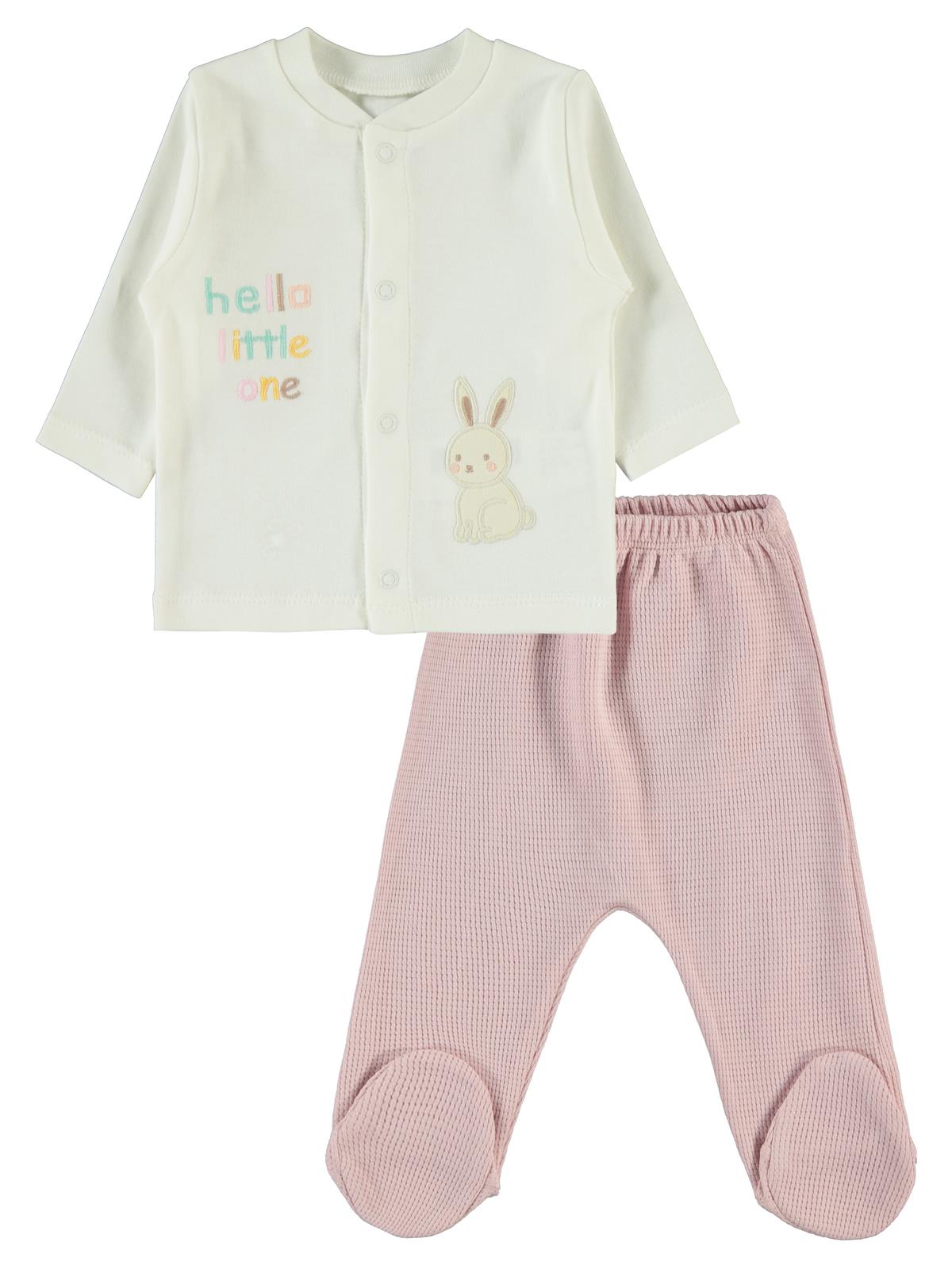 Civil Baby Kız Bebek Zıbın Setleri - Pudra