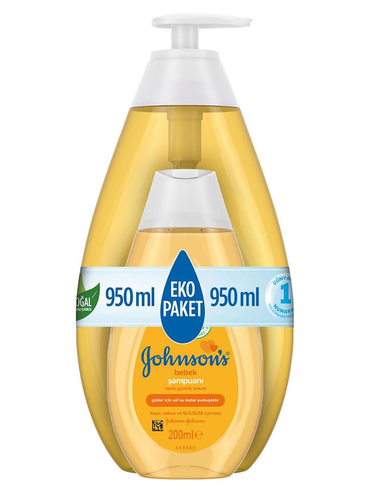 Johnson's Baby Bebek Şampuan 750 ml + Bebek Yağı 200 ml