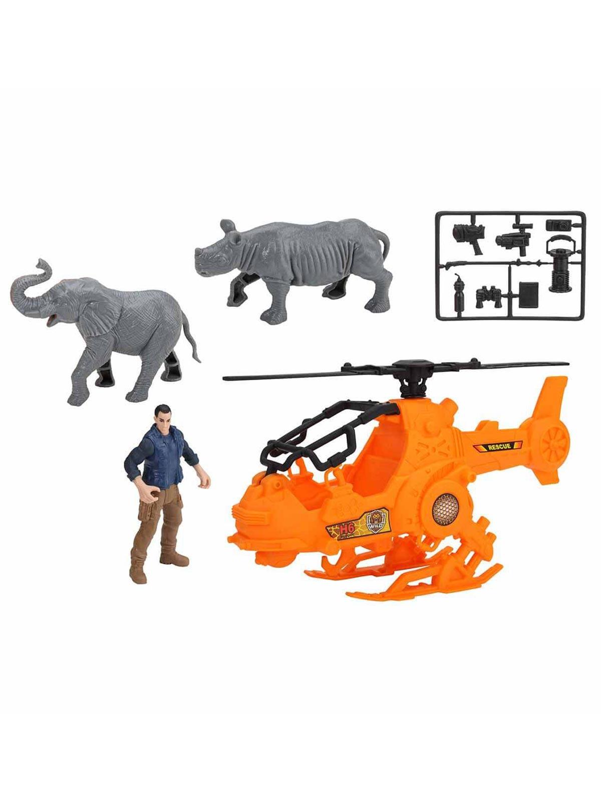 Sunman Oyuncak Wild Quest Safari Hayvan Kurtarma Oyun Seti