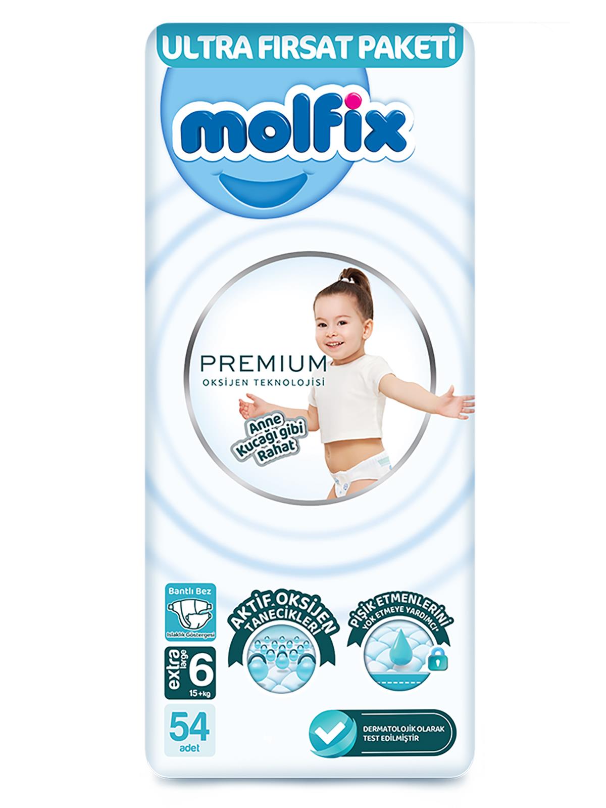 Molfıx Premıum 6 E.Large 54 Adet Ultra Fırsat