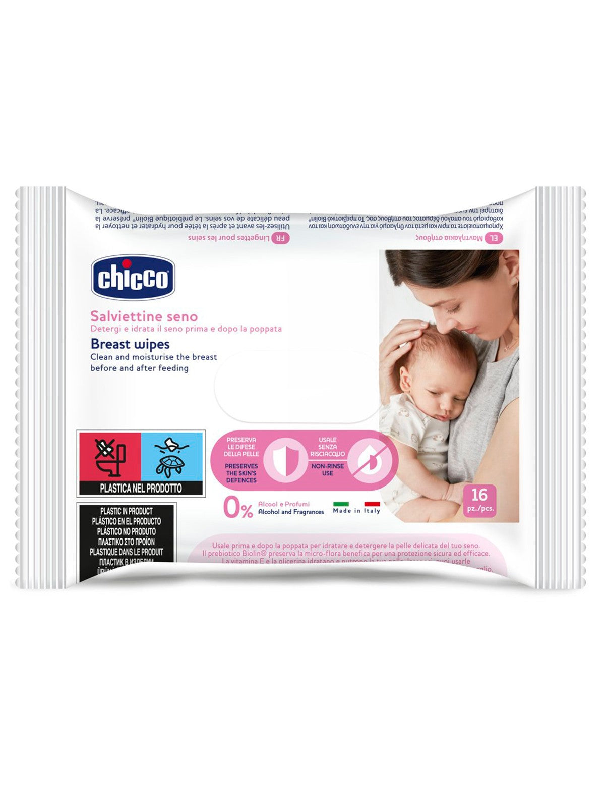 Chicco Göğüs Temizleme Mendili 16'lı