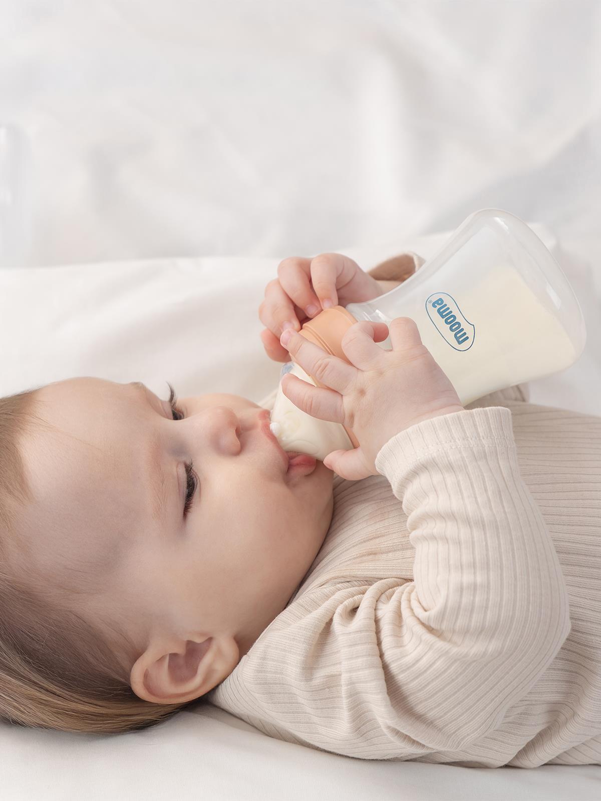 Mooma Biberon 150 Ml 0-6 Ay Yavaş Akış - Pembe