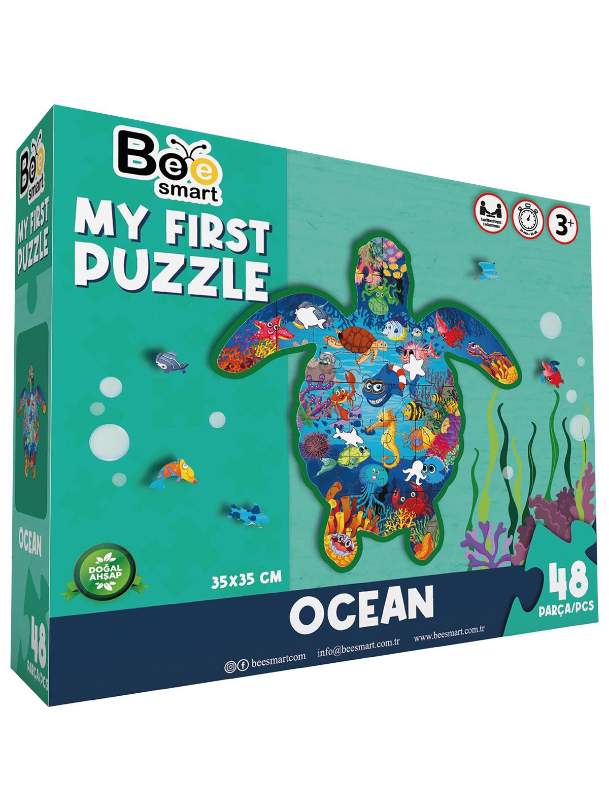 Bee Smart Ahşap Puzzle Su Altı
