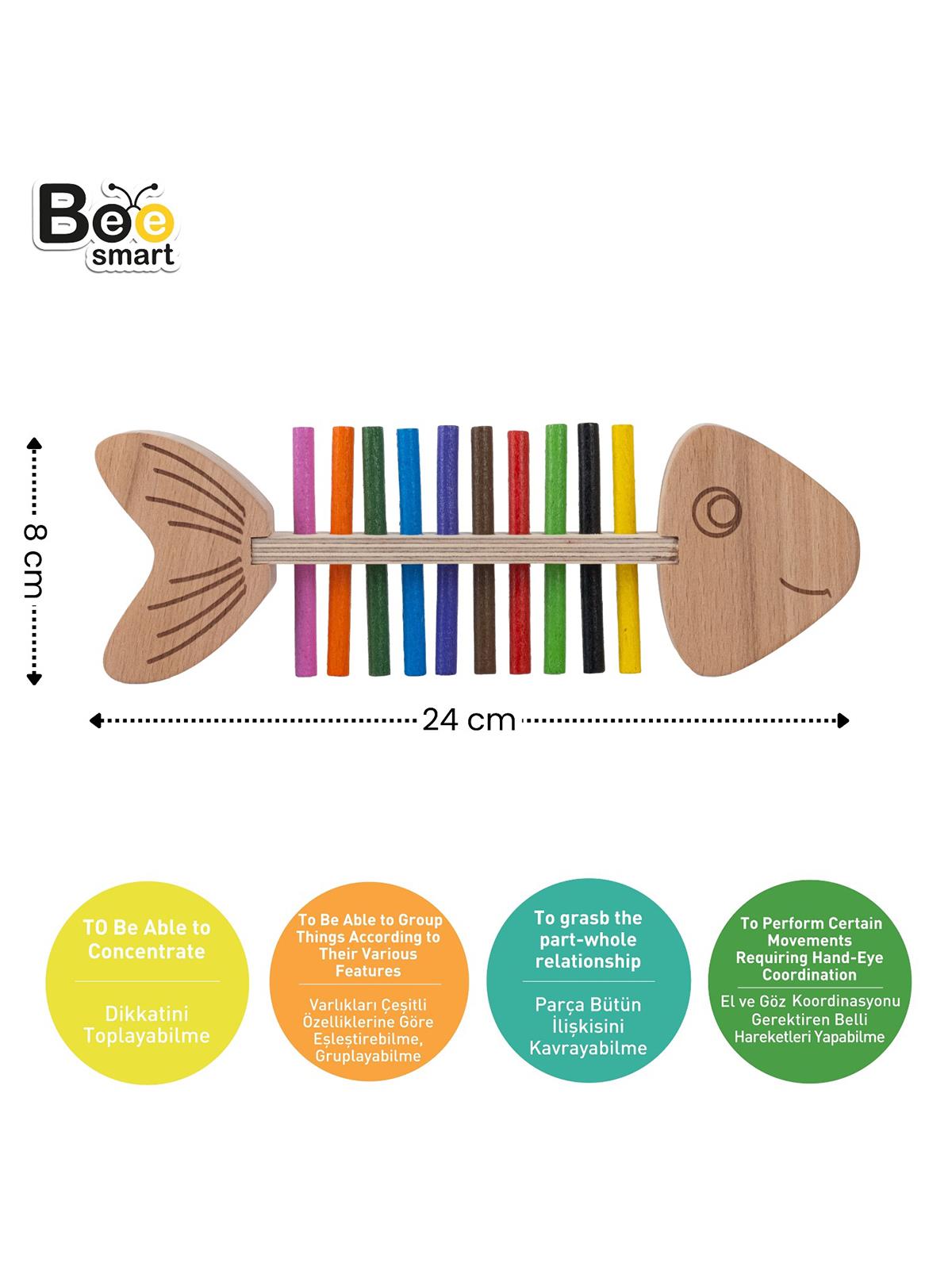 Bee Smart Renkli Balık