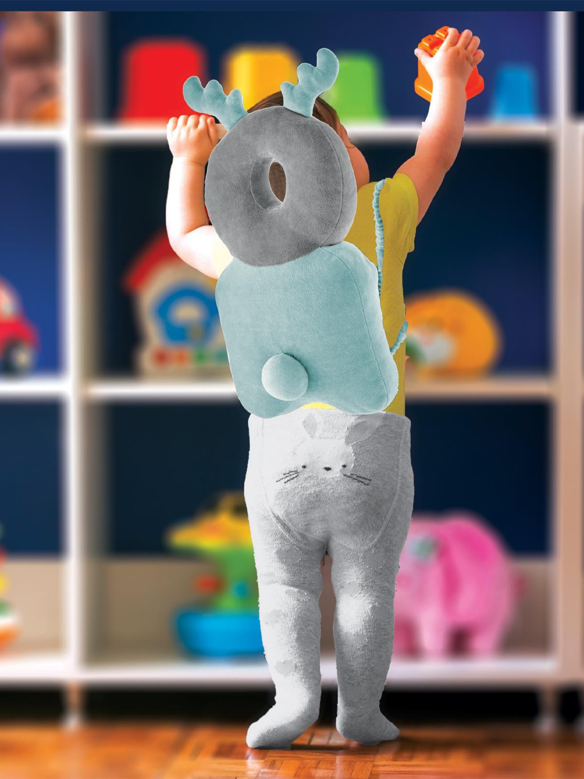 Babyjem Bebek Melek Kanadı Kadife Koruma Yastığı - Yeşil