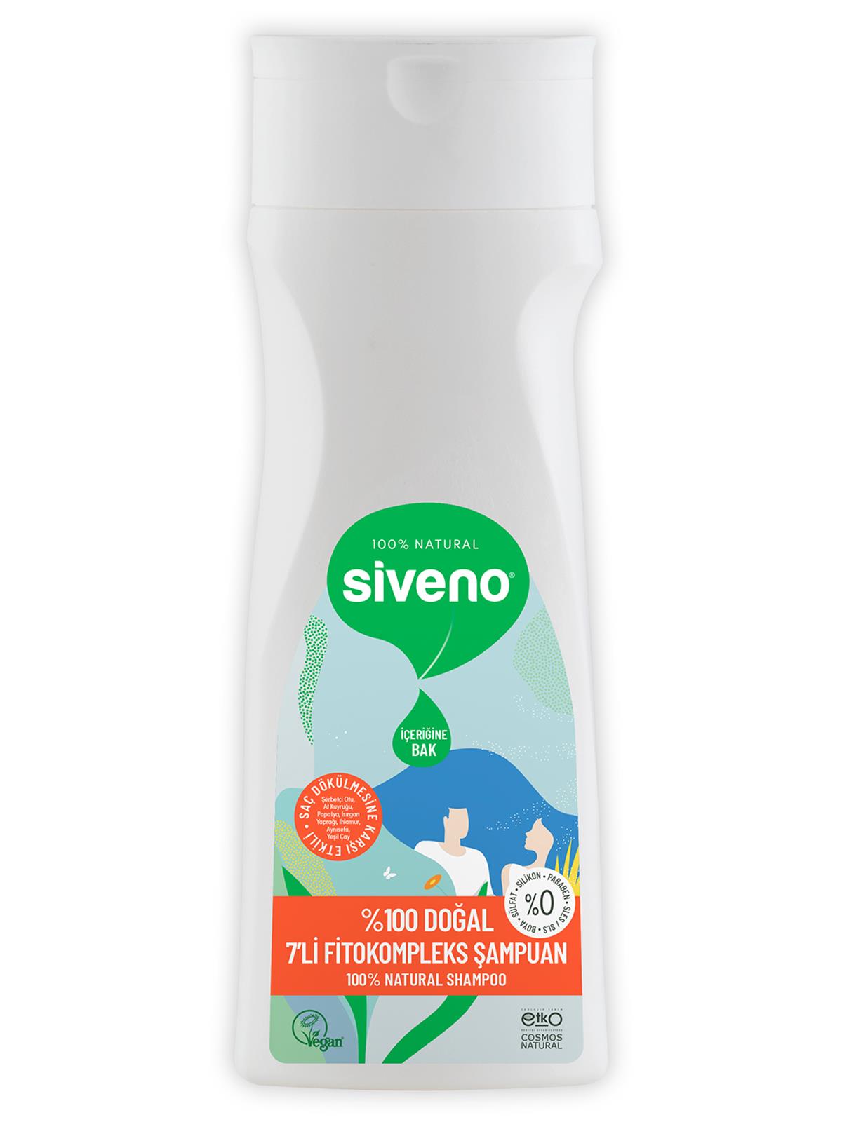 Siveno 7’li Fitokompleksi Doğal Şampuan 300 ml