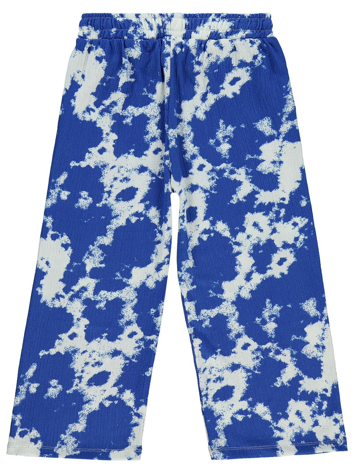 Civil Girls Batik 6-9 Yaş Pantolon - Mavi
