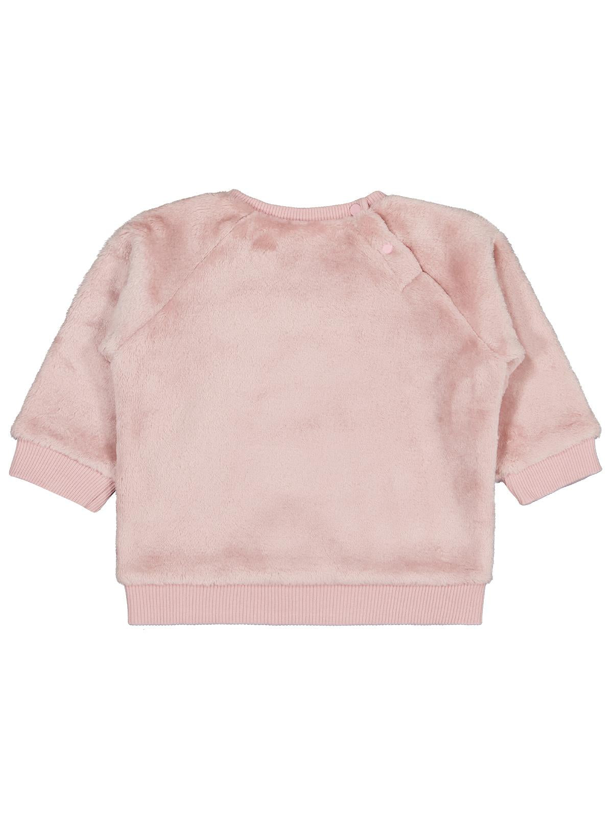 Civil Baby Fiyonk Meow Nakışlı 6-18 Ay Sweatshirt - Bej