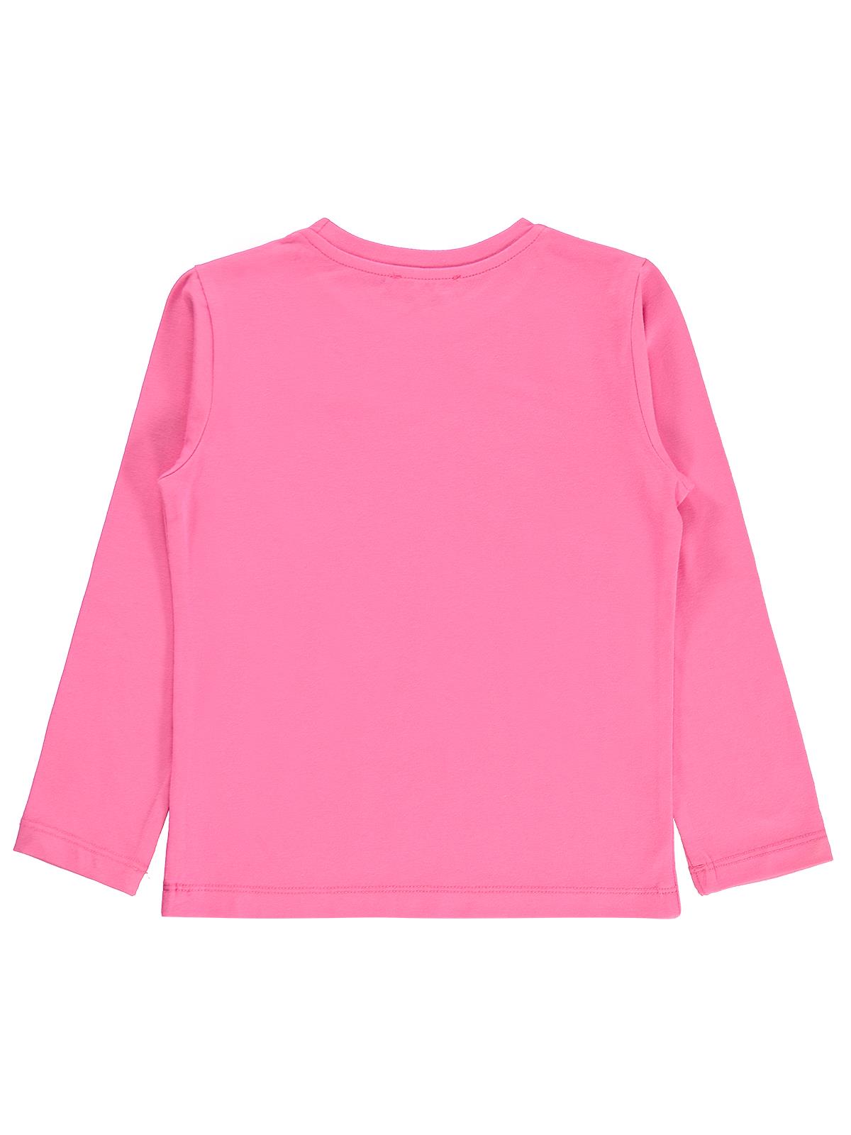 Civil Girls Kız Çocuk Basic Sweatshirt | Likralı Süprem Uzun Kol | Okul Kreş ve Günlük Kullanım - Pembe
