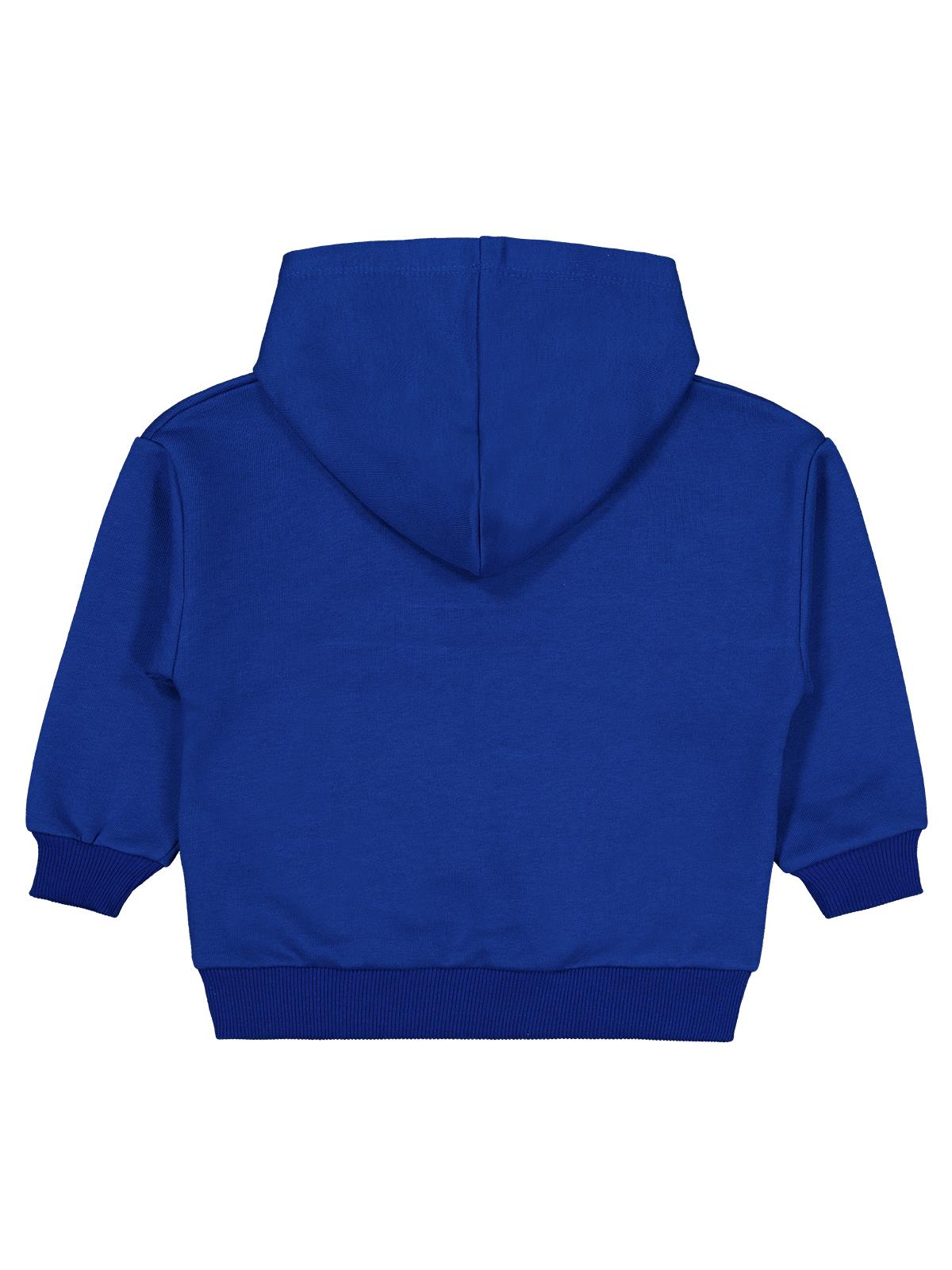 Civil Boys Erkek Çocuk Cehallenge Baskılı Sweatshirt | 3 İp Uzun Kol | Okul Kreş ve Günlük Kullanım - Mavi