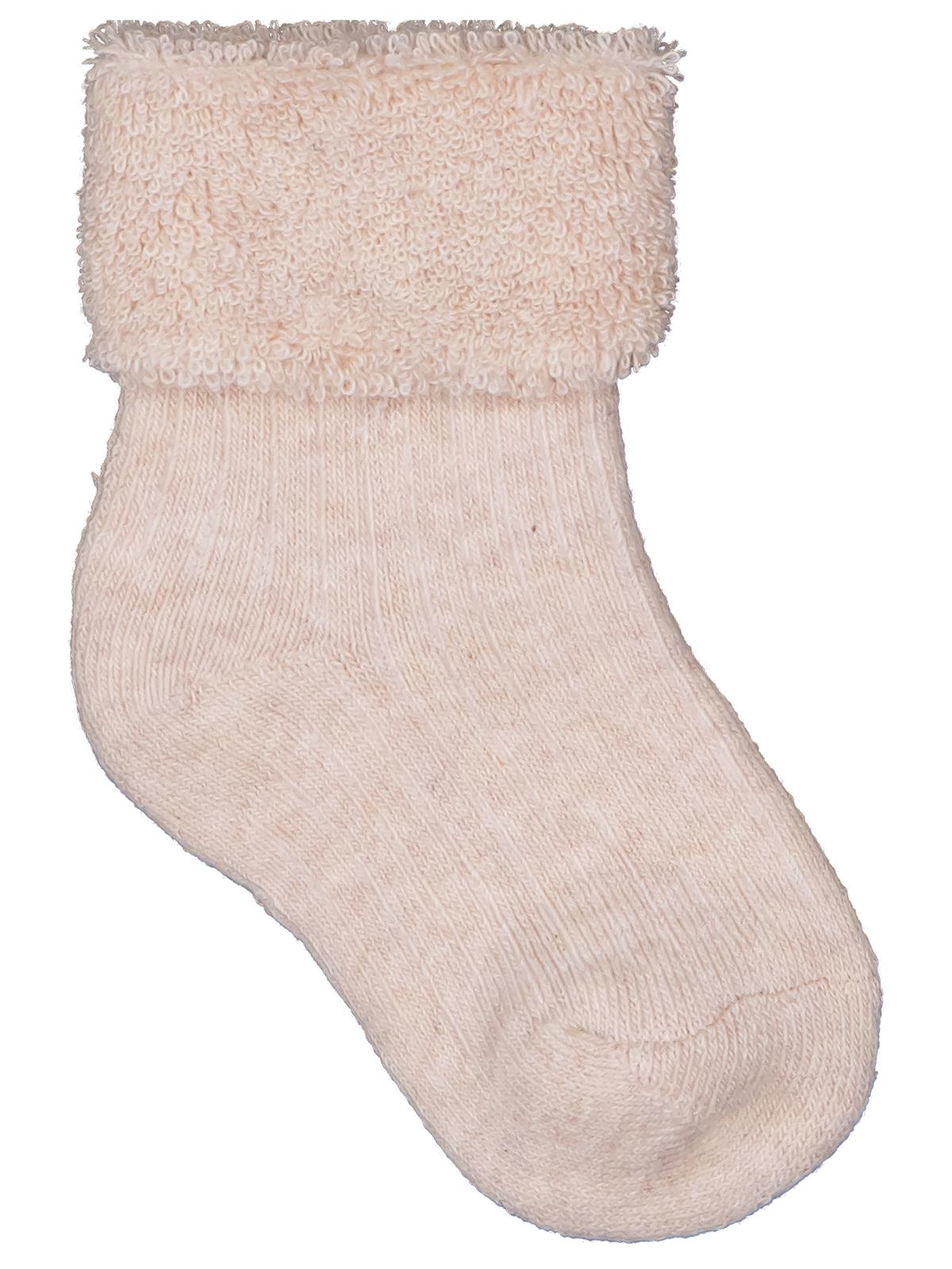 Civil Baby Basic Derbili Kıvrık Havlu 6-18 Ay 3'lü Bebek Erkek Çorap Set