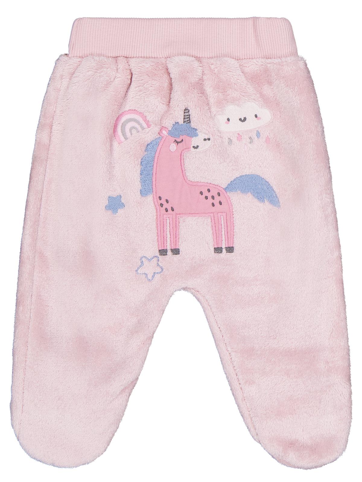 Civil Baby Unicorn Nakışlı 1-9 Ay Tek Alt Bebe - Pembe