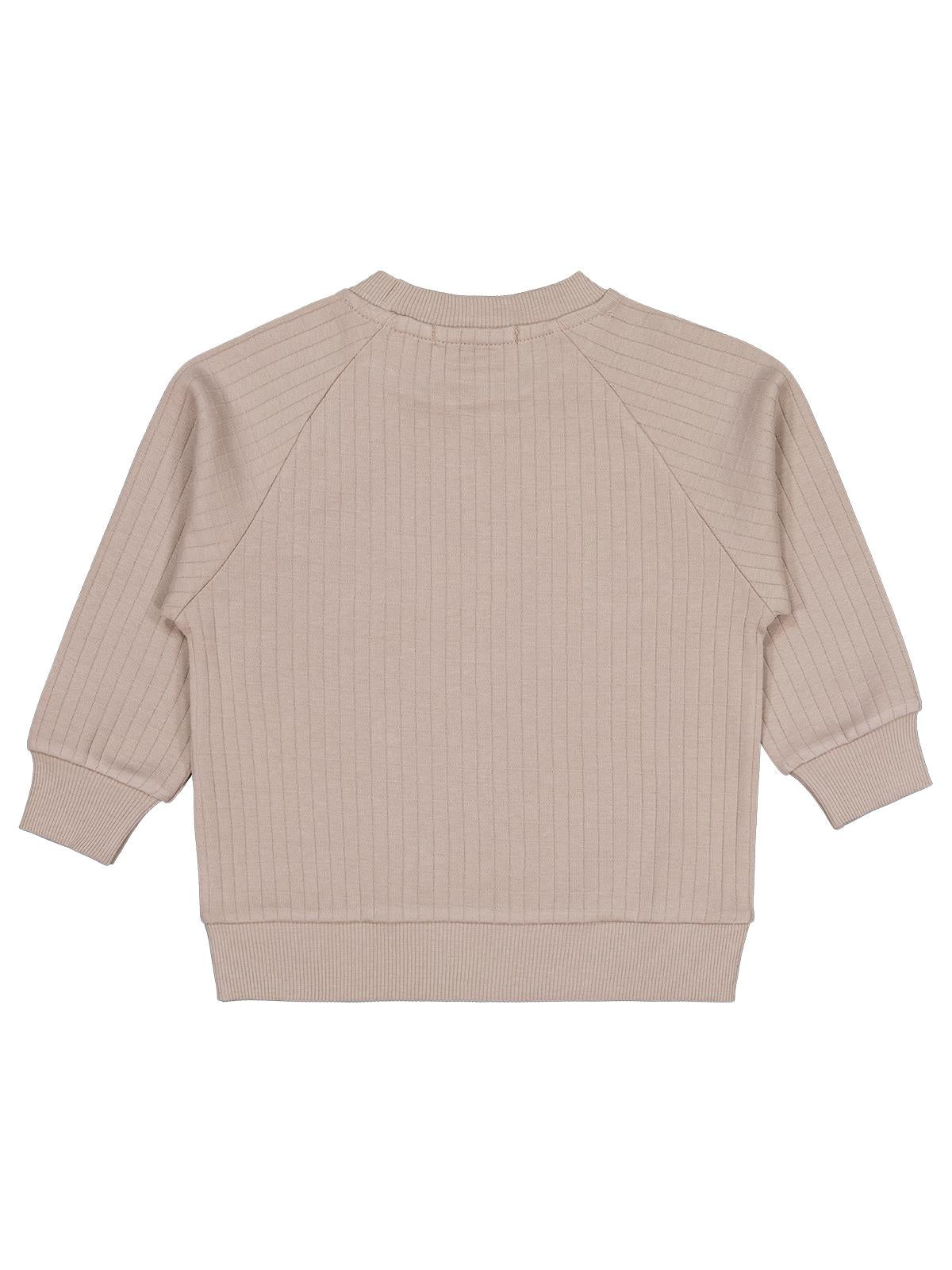 Civil Boys Süs Düğmeli 2-5 Yaş Sweatshirt - Bej