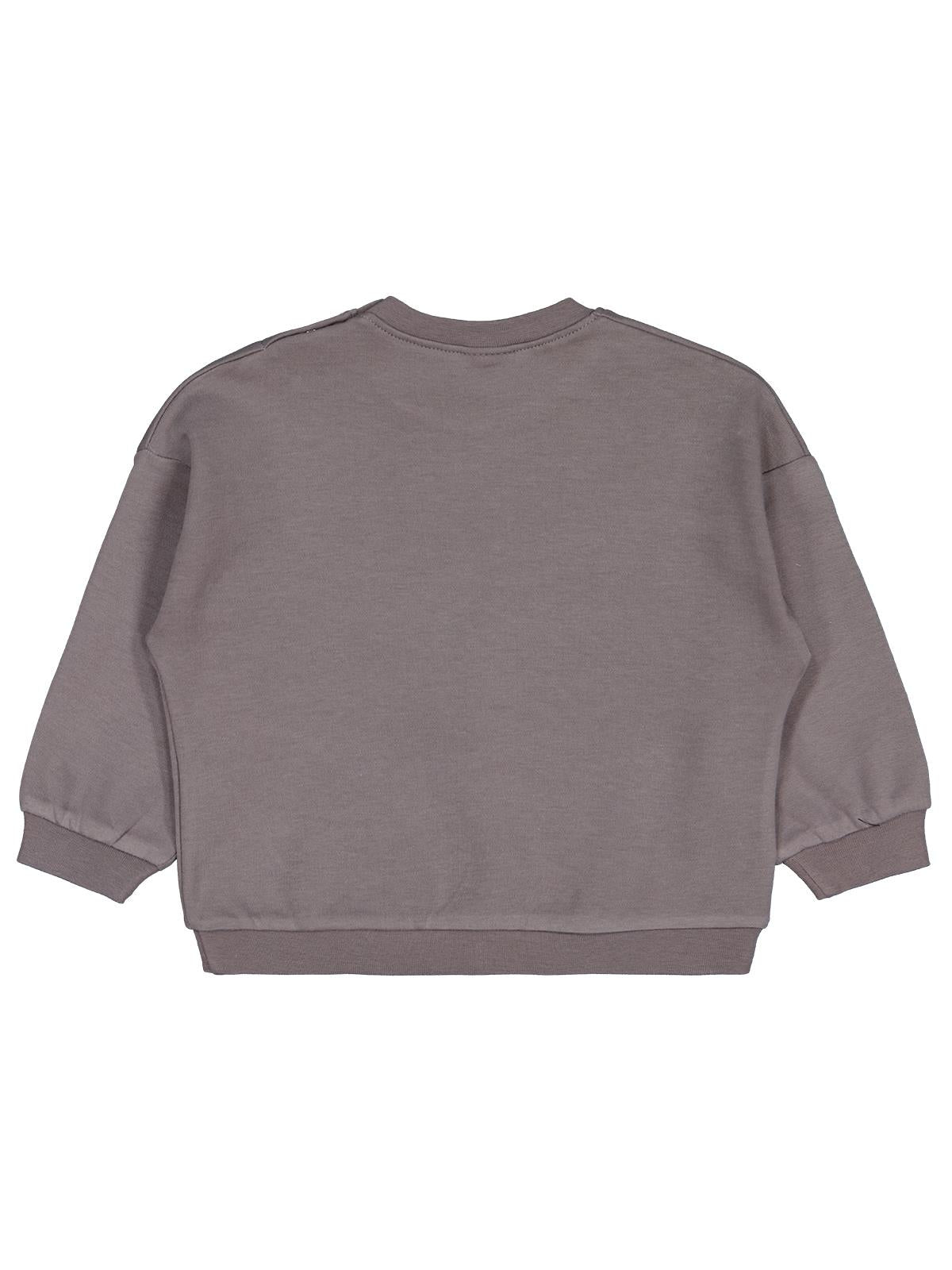 Civil Baby Hayvanlar Baskılı 6-18 Ay Sweatshirt - Gri