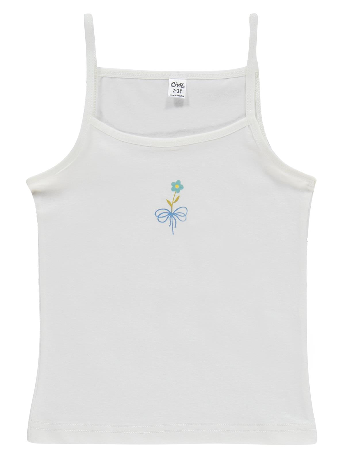 Civil Girls Flower 2-10 Yaş Kız Çocuk 2'li Atlet