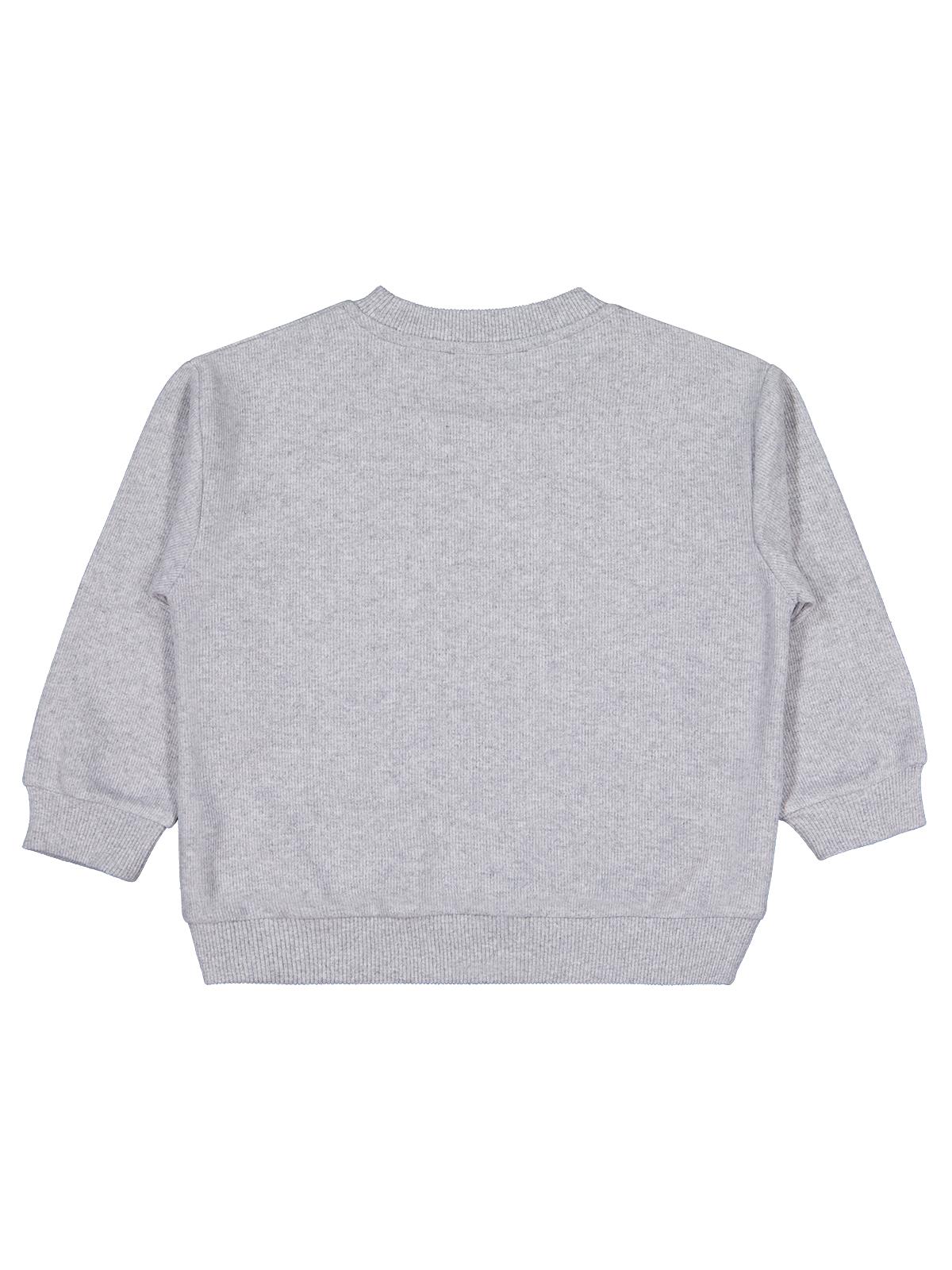 Civil Boys Erkek Çocuk Basic Selanik Sweatshirt | Selanik Uzun Kol | Okul Kreş ve Günlük Kullanım - Gri