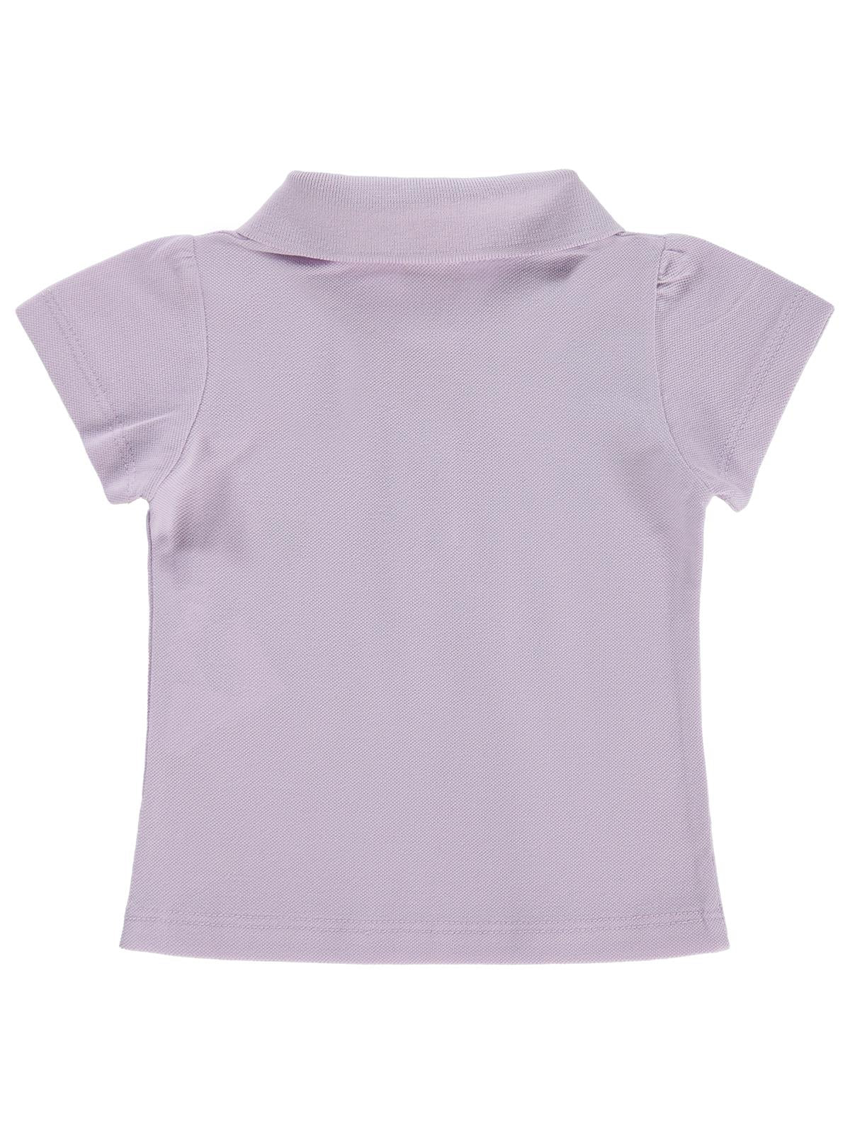 Civil Baby Çiçek Nakışlı Basic 6-18 Ay Tişört - Lila