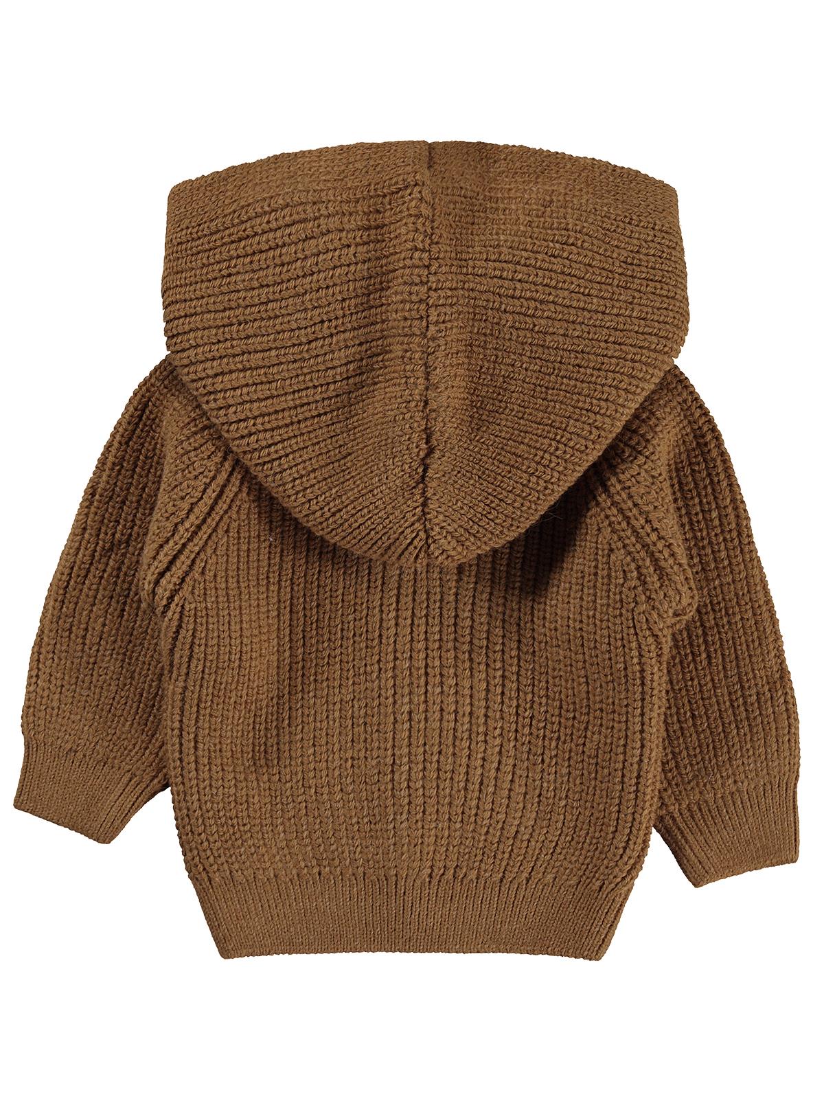 Civil Baby Ayıcık Kulaklı 6-18 Ay Hırka - Kahverengi