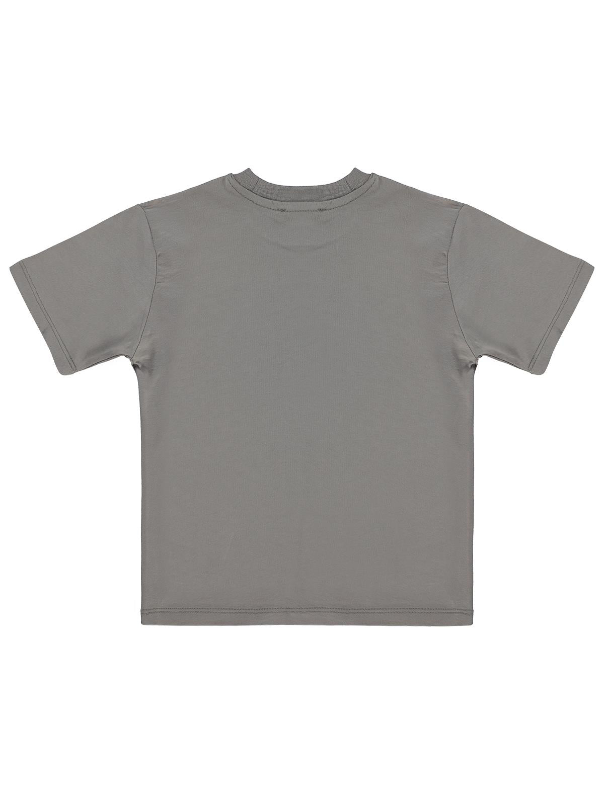 Civil Boys Basic Surf Etiketli 2-5 Yaş Tişört - Gri