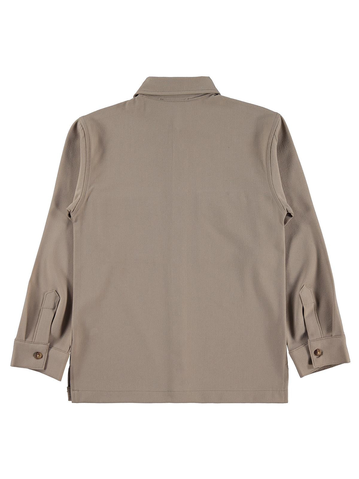 Pierre Cardin Çift Cepli 6-9 Yaş Gömlek - Bej