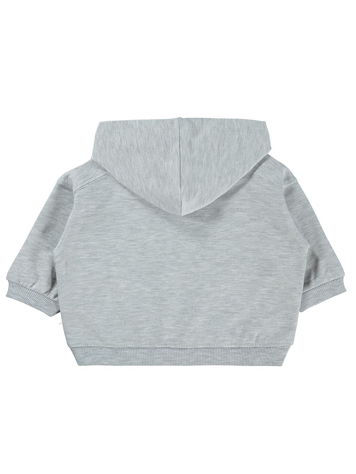 Civil Baby Civil Basic Timeless Kapüşonlu 6-18 Ay Sweatshirt - Gri