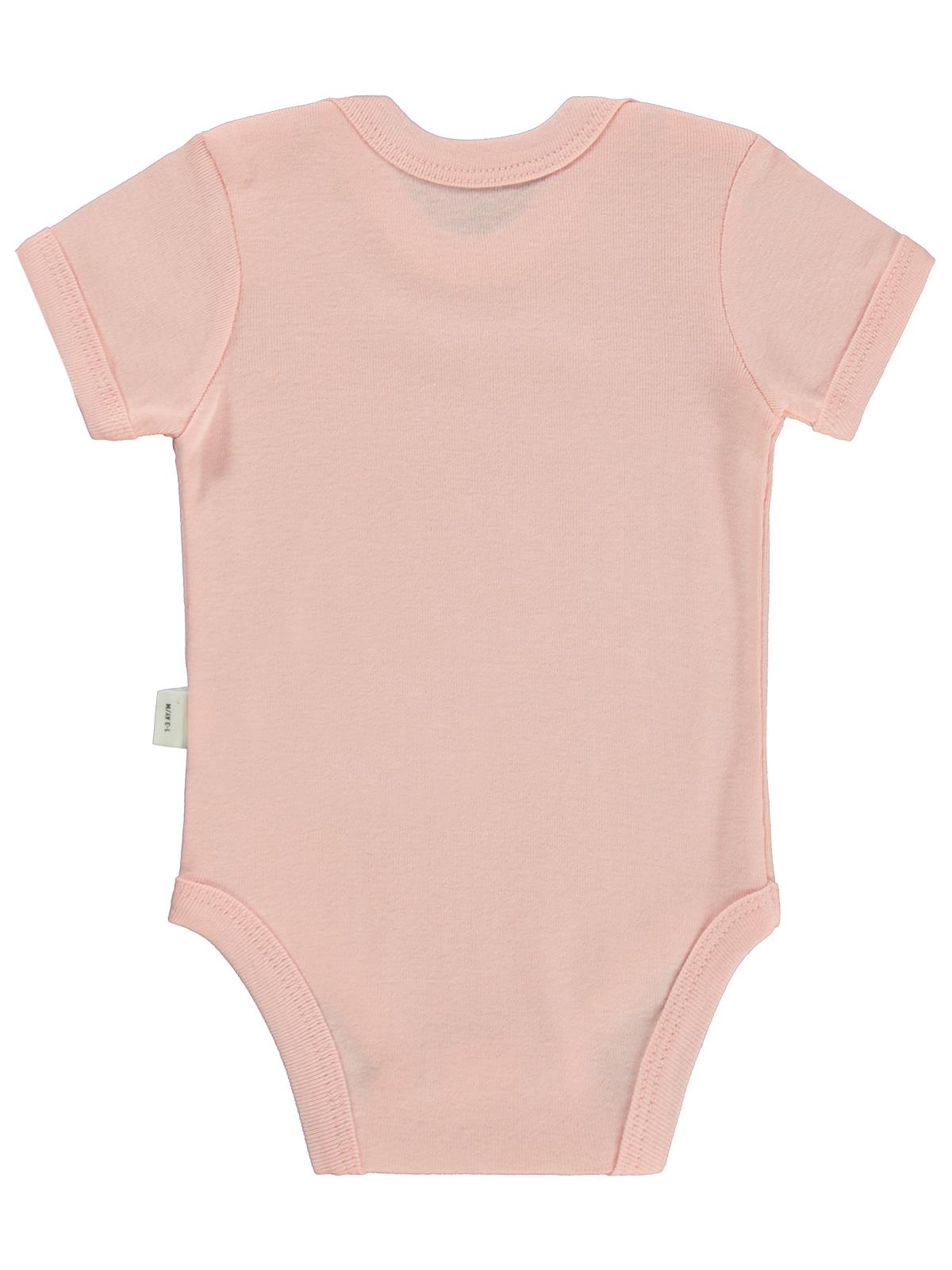 Civil Baby Dondurma Baskılı 1-36 Ay Çıtçıtlı Badi - Pembe