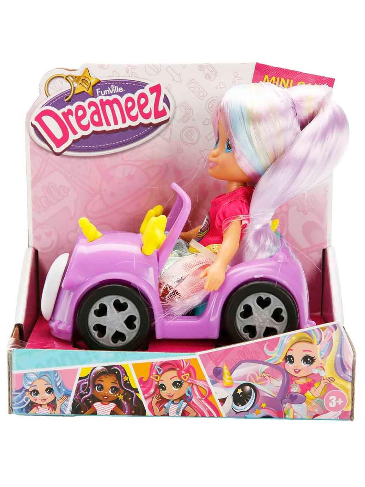 Sunman Oyuncak Bebek ve Mini Arabası - Lila