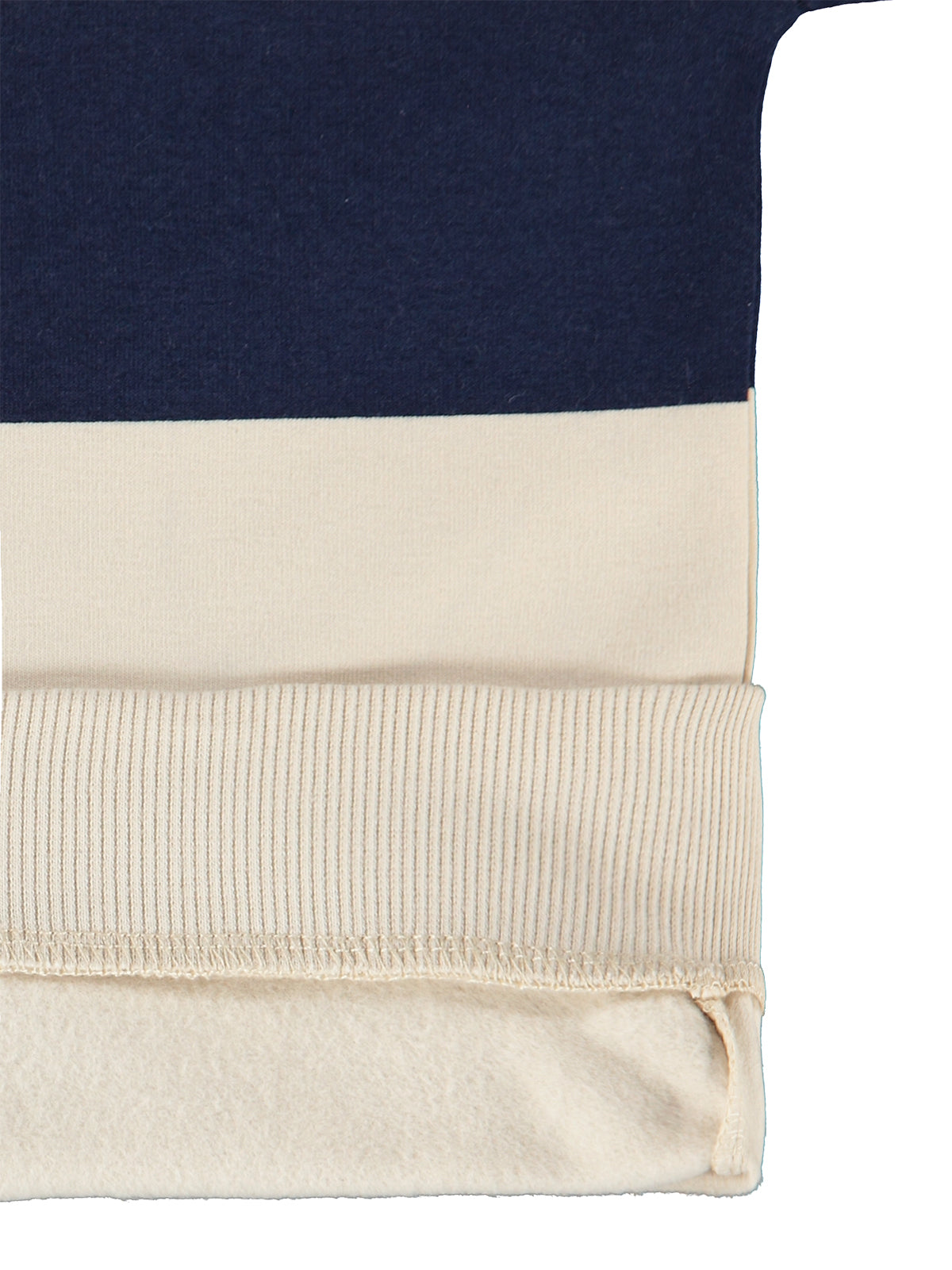 Civil Boys Kalın Çizgili Basic 10-13 Yaş Sweatshirt - Lacivert