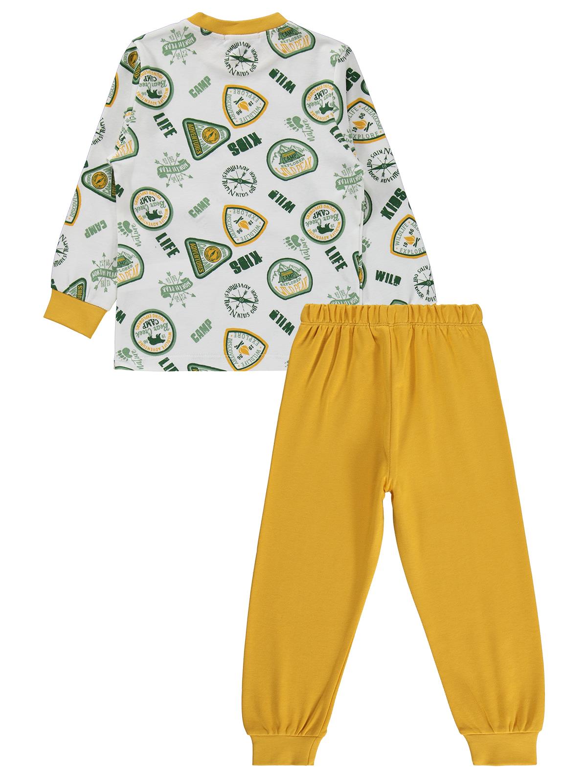 Civil Boys Kids Armalar Baskılı 2-5 Yaş Pijama Takımı - Yeşil