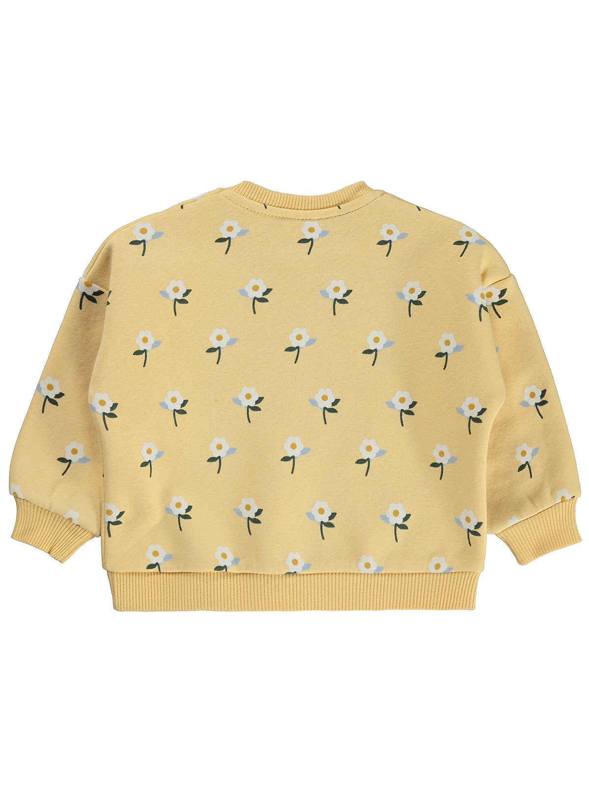 Civil Baby Çiçek Empirme 6-18 Ay Sweatshirt - Sarı