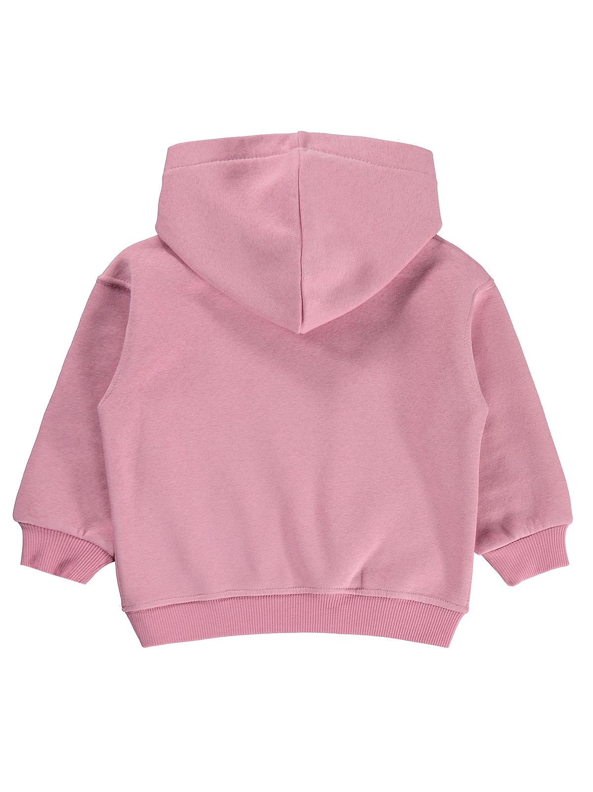 Civil Girls Nice Team Baskılı 2-5 Yaş Sweatshirt - Pembe