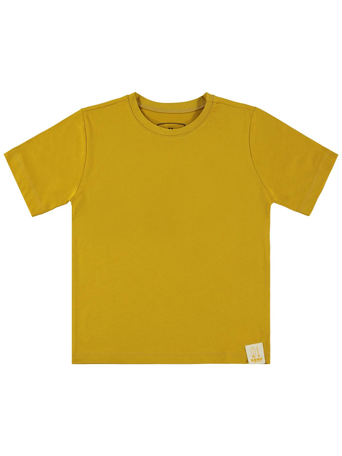 Civil Boys Basic Surf Etiketli 10-13 Yaş Tişört - Sarı
