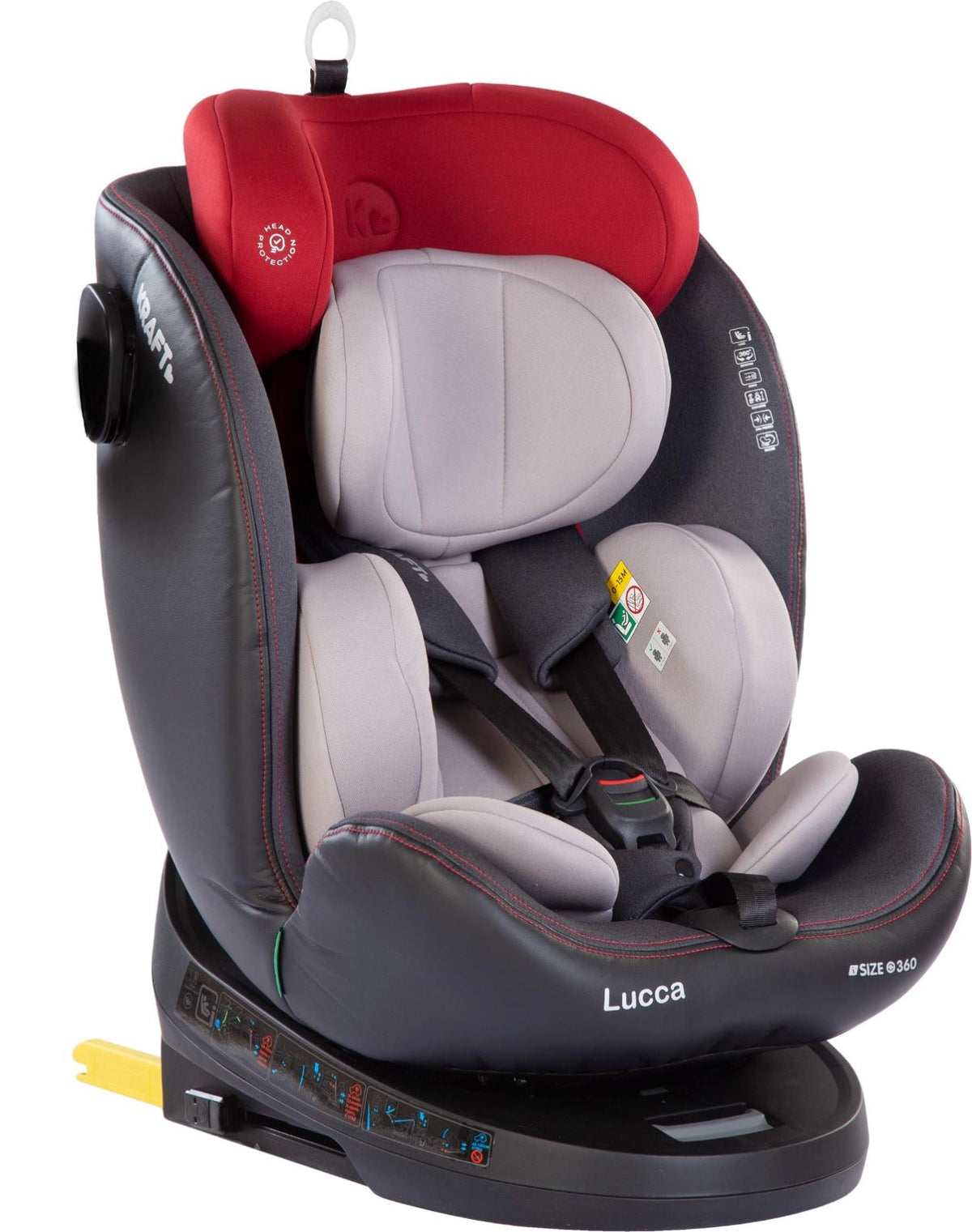 Kraft Lucca I Size 0-36 Kg 40 -105 cm Oto Koltuğu - Siyah