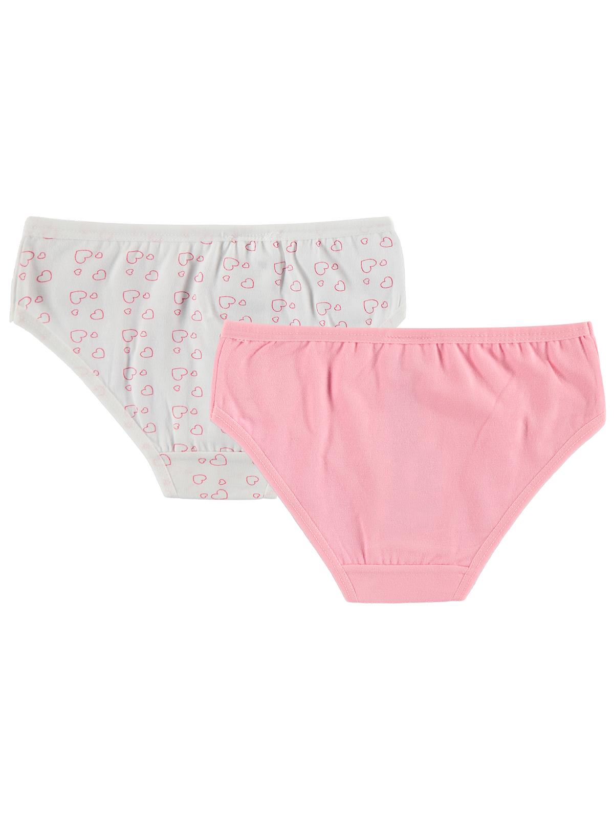 Civil Girls Cute Kalp 2-12 Yaş Kız Çocuk 2'li Külot