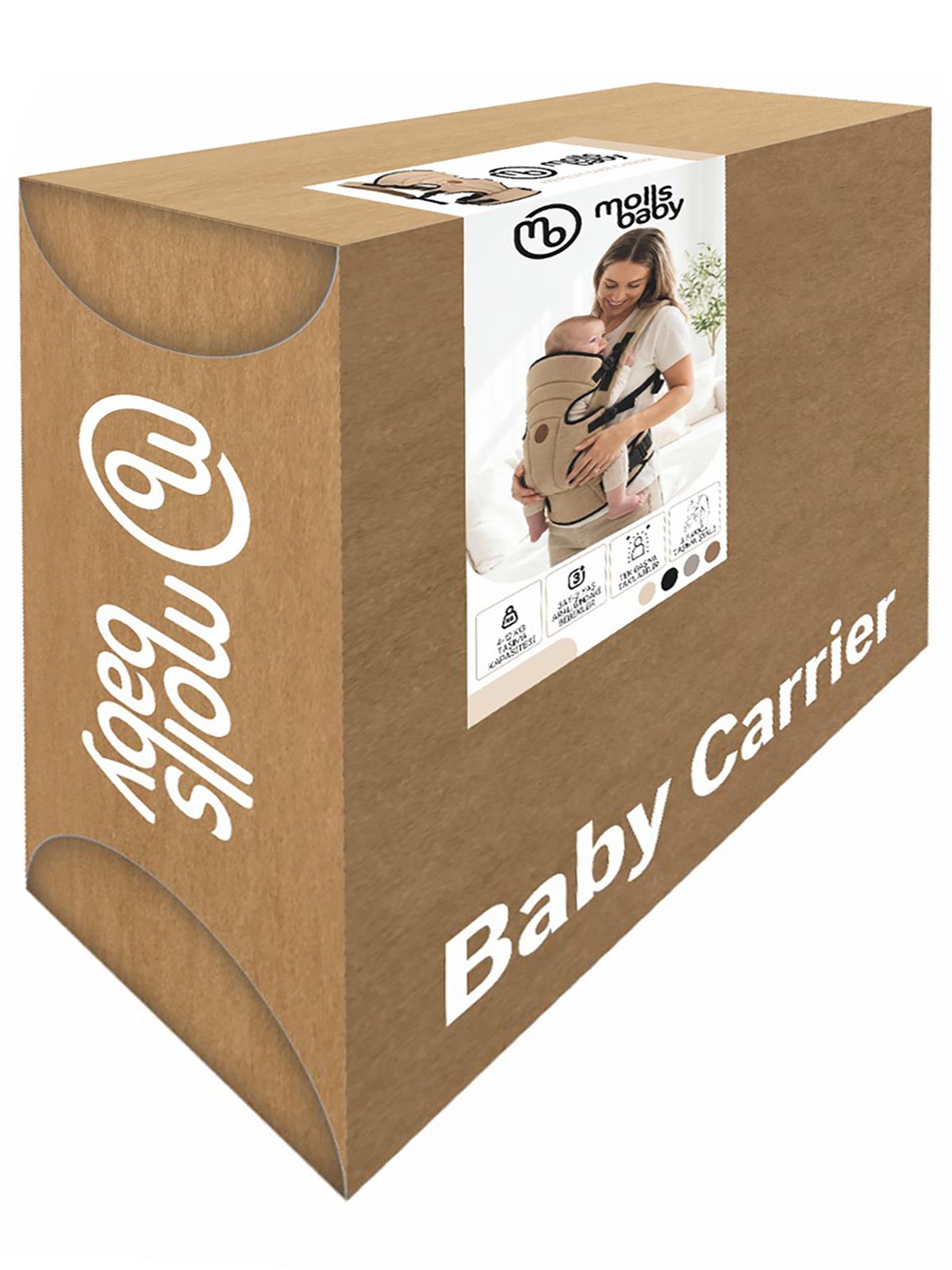Molls Baby Premium Kanguru - Gri