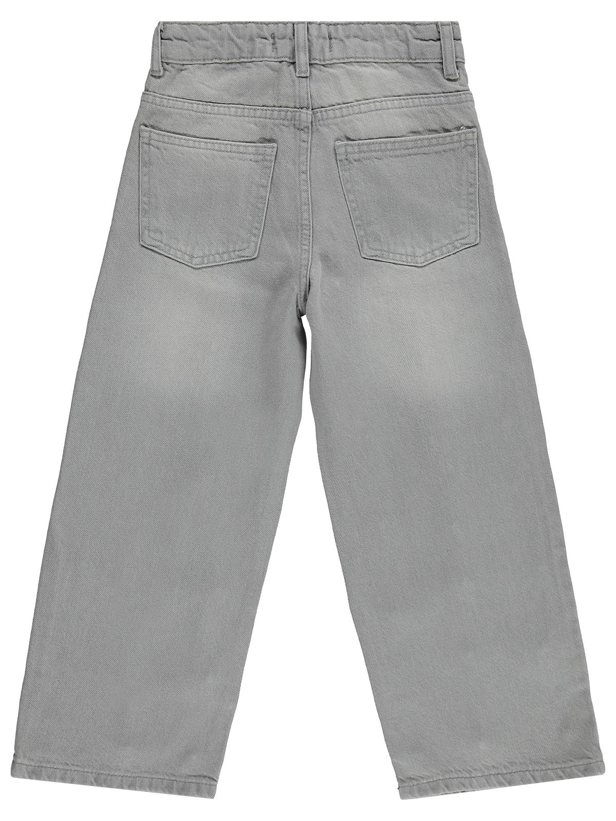 Civil Girls İncili 6-9 Yaş Pantolon - Gri