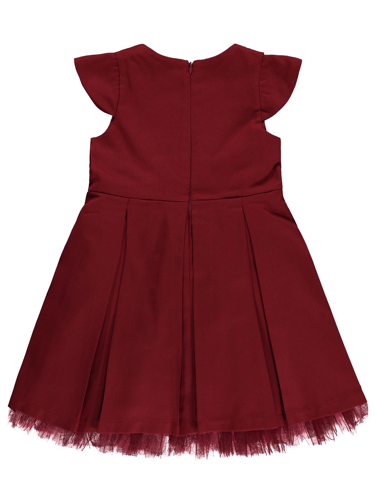 Pierre Cardin 6-9 Yaş Elbise - Bordo