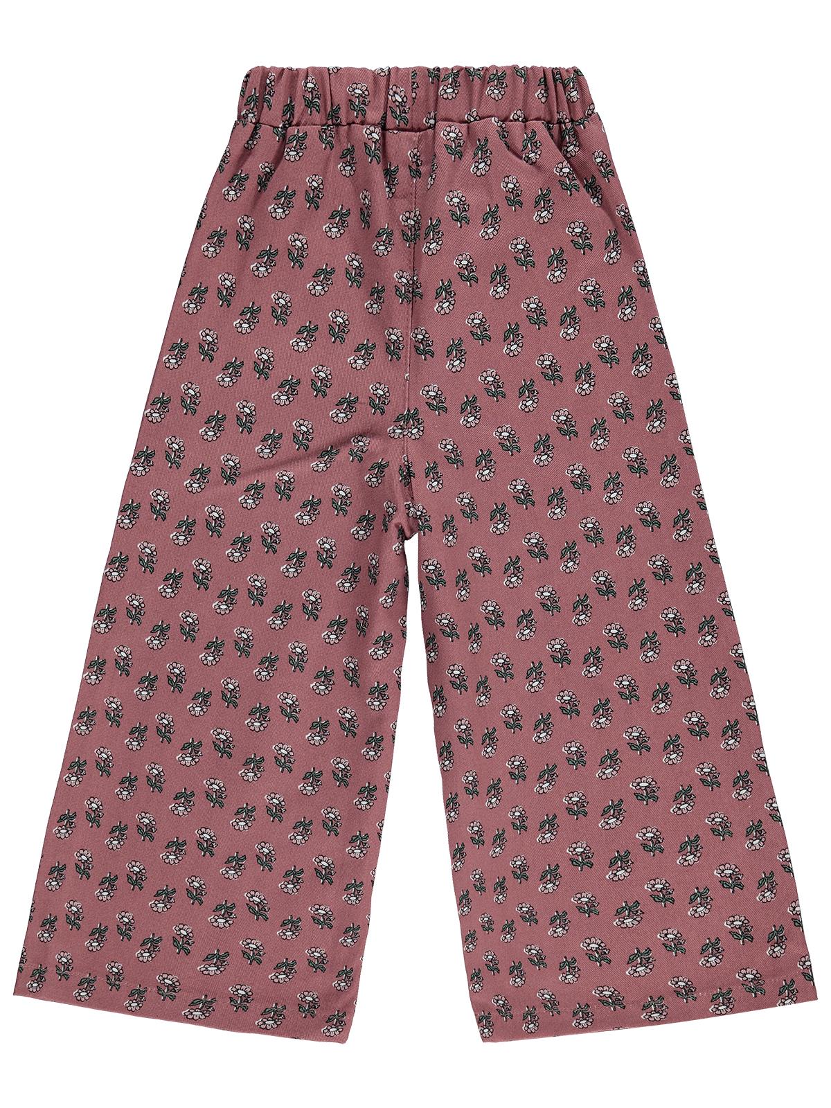 Civil Girls Çiçek Desenli 2-5 Yaş Pantolon - Lila