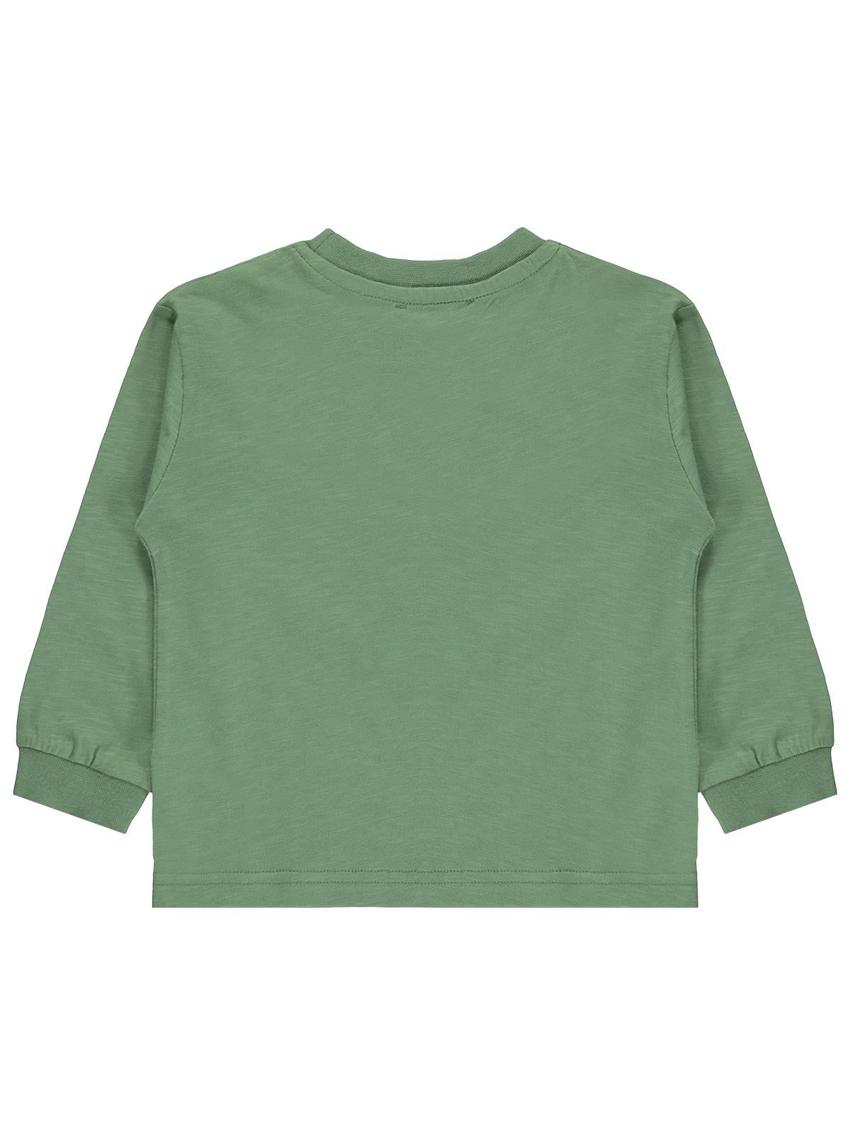 Silversun Basic Etiket Armalı 2-7 Yaş Sweatshirt - Haki