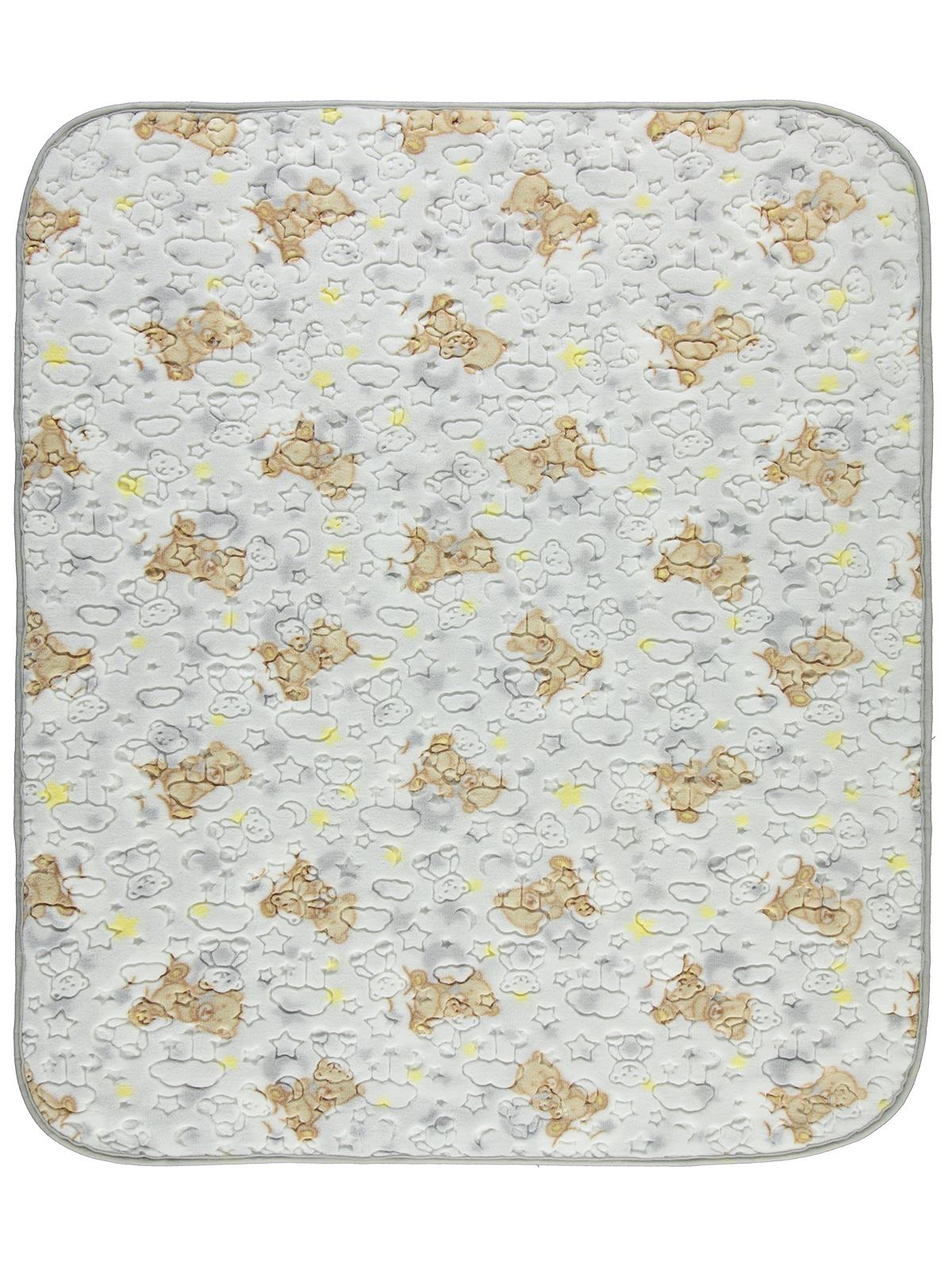 Civil Baby Ayıcık Empirme Baskılı 100x120 cm Battaniye - Gri