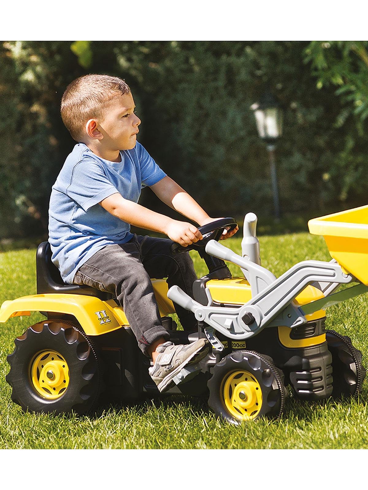 Dolu Oyuncak Kepcelı Pedallı Traktor