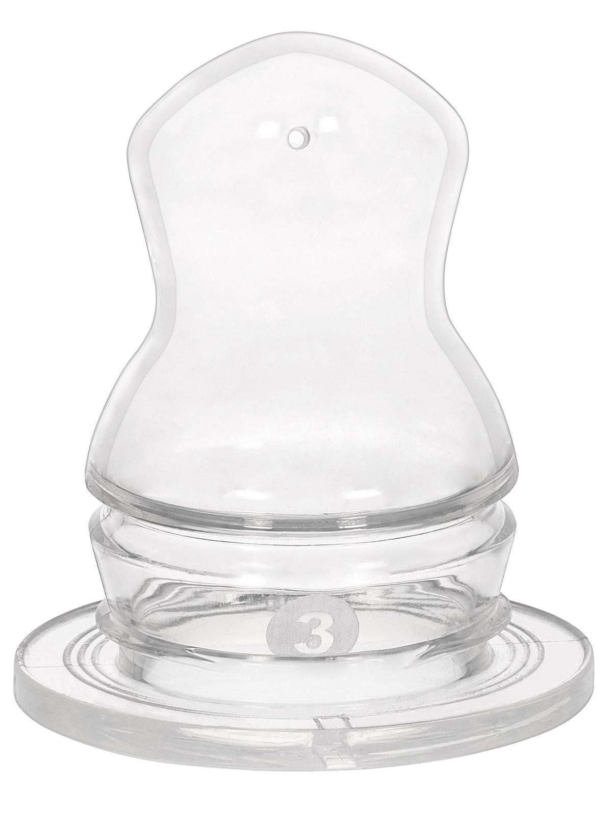 Wee Baby Silikon Damaklı Biberon Emziği Yoğun Akış No:3 - Standart