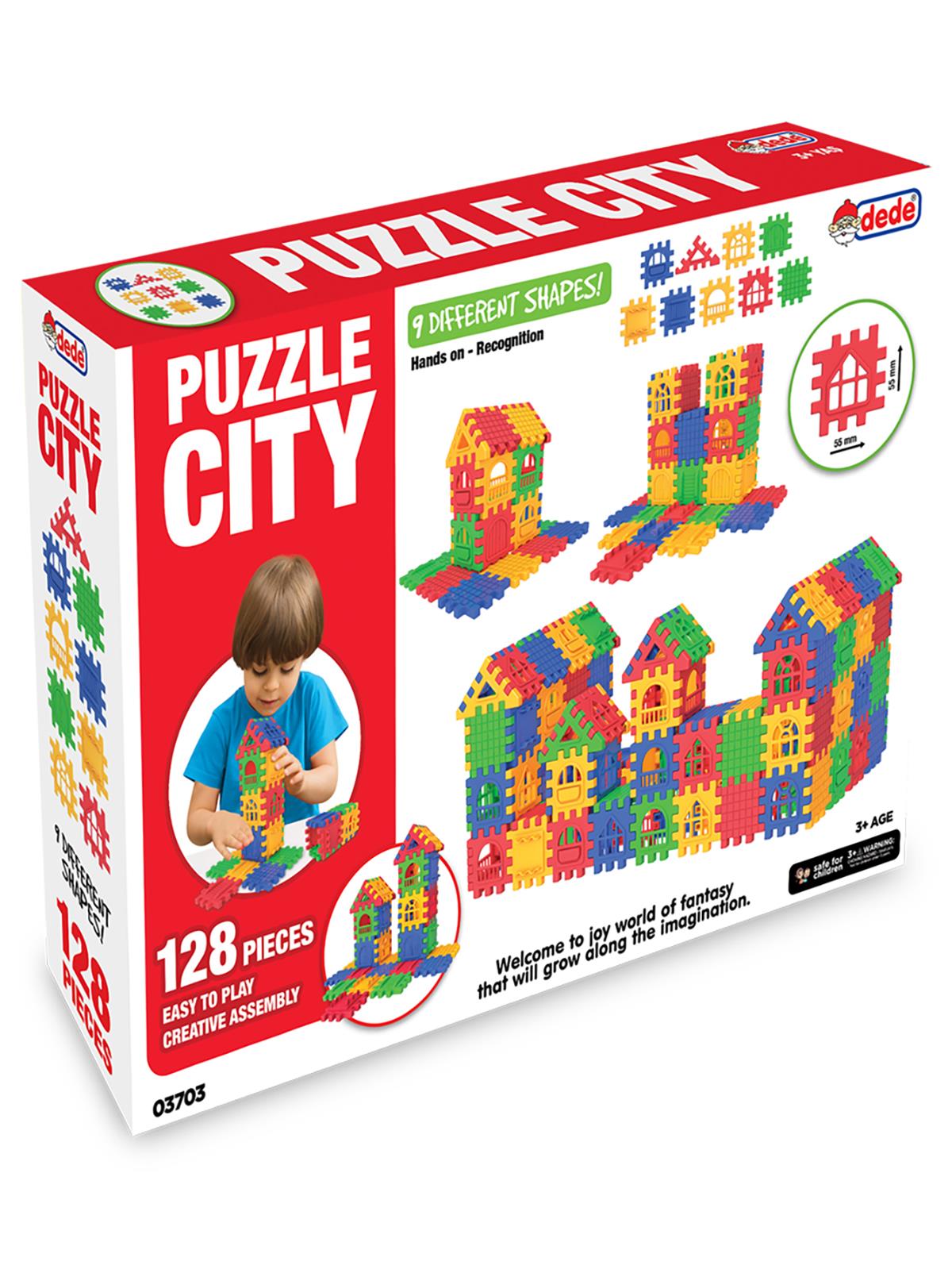 Dede Oyuncak Puzzle Cıty 128 Prç