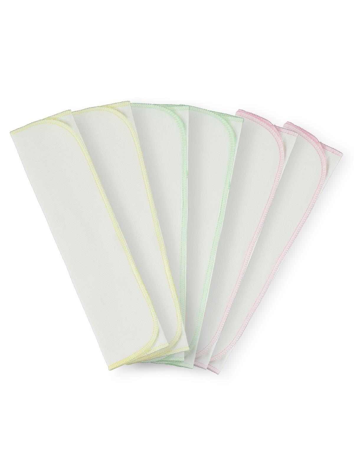 Minidamla 6'lı Bebek Ağız Mendili 28x28 Cm - Pembe