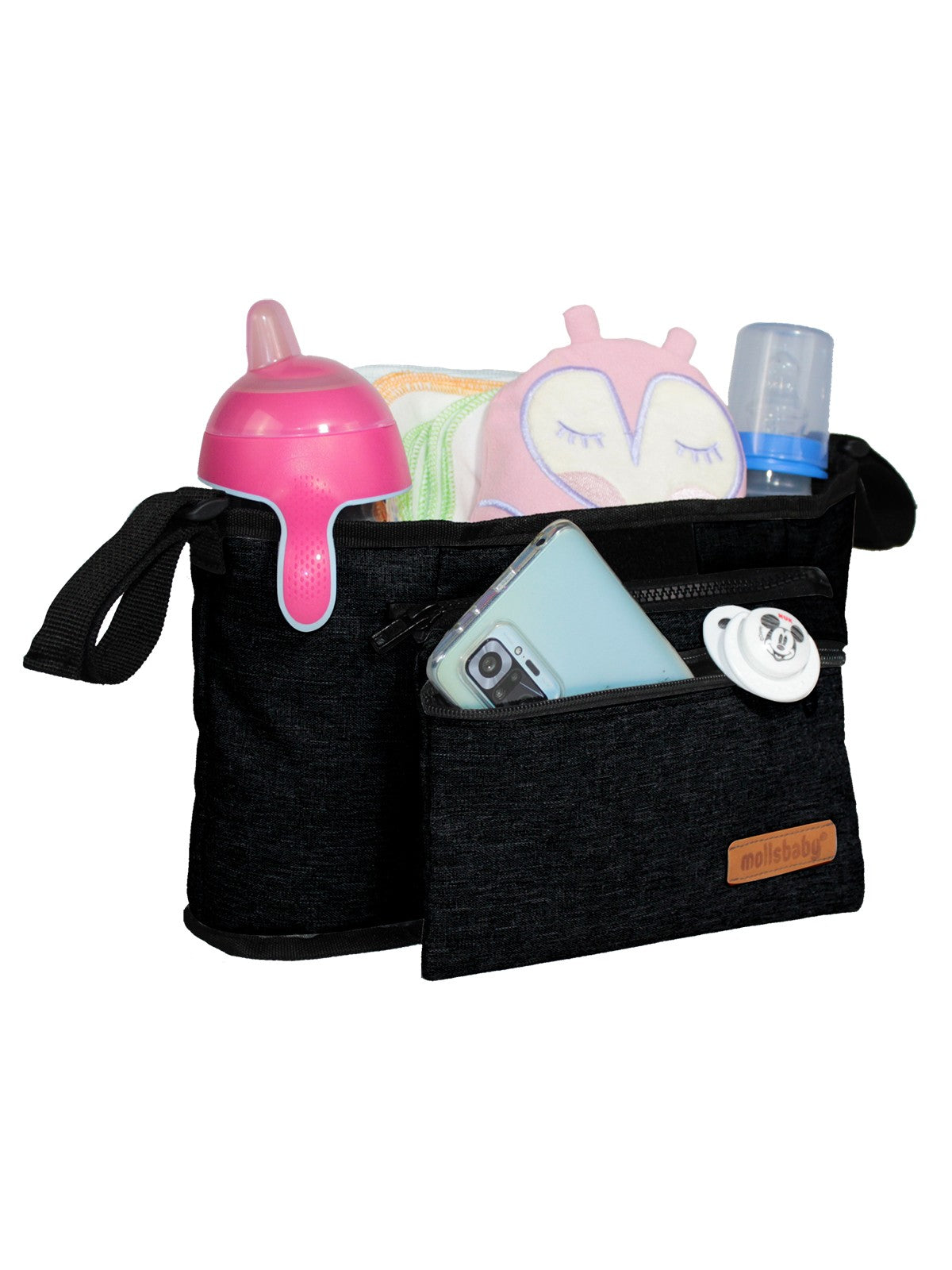 Molls Baby-Molpaş Baby Bebek Arabası Organizer - Siyah