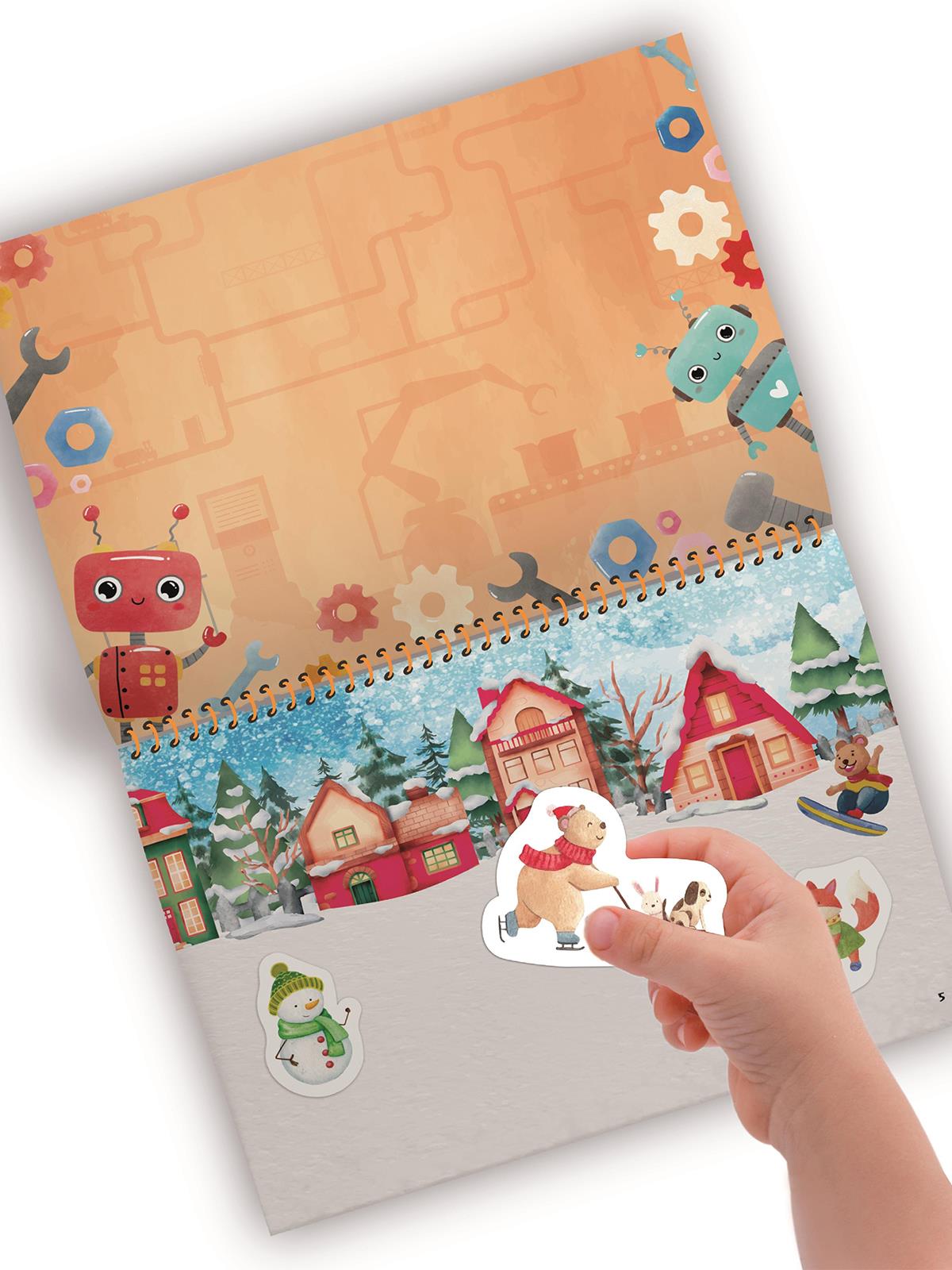 Yükselen Zeka Tükenmeyen Sticker Kitabım