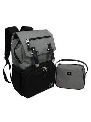 Stylo Çanta Working Mothers Backpack Çanta Seti - Siyah