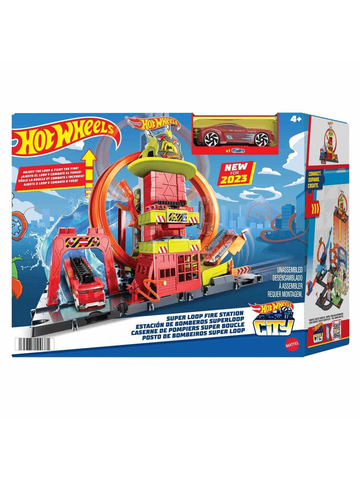 Hot Wheels Çember Pistli İtfaiye İstasyonu
