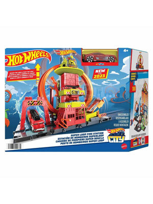 Hot Wheels Çember Pistli İtfaiye İstasyonu