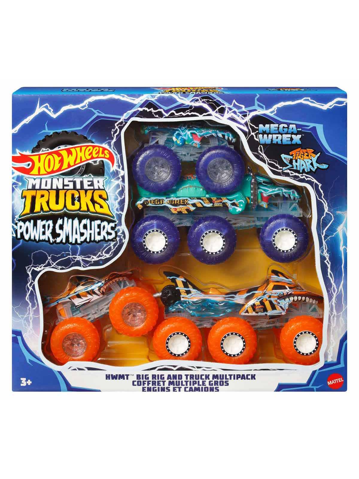 Hot Wheels Monster Trucks Power Smashers Çoklu Paket
